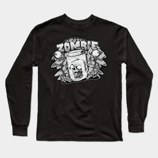 Zombie Head in a Jar Long Sleeve T-Shirt